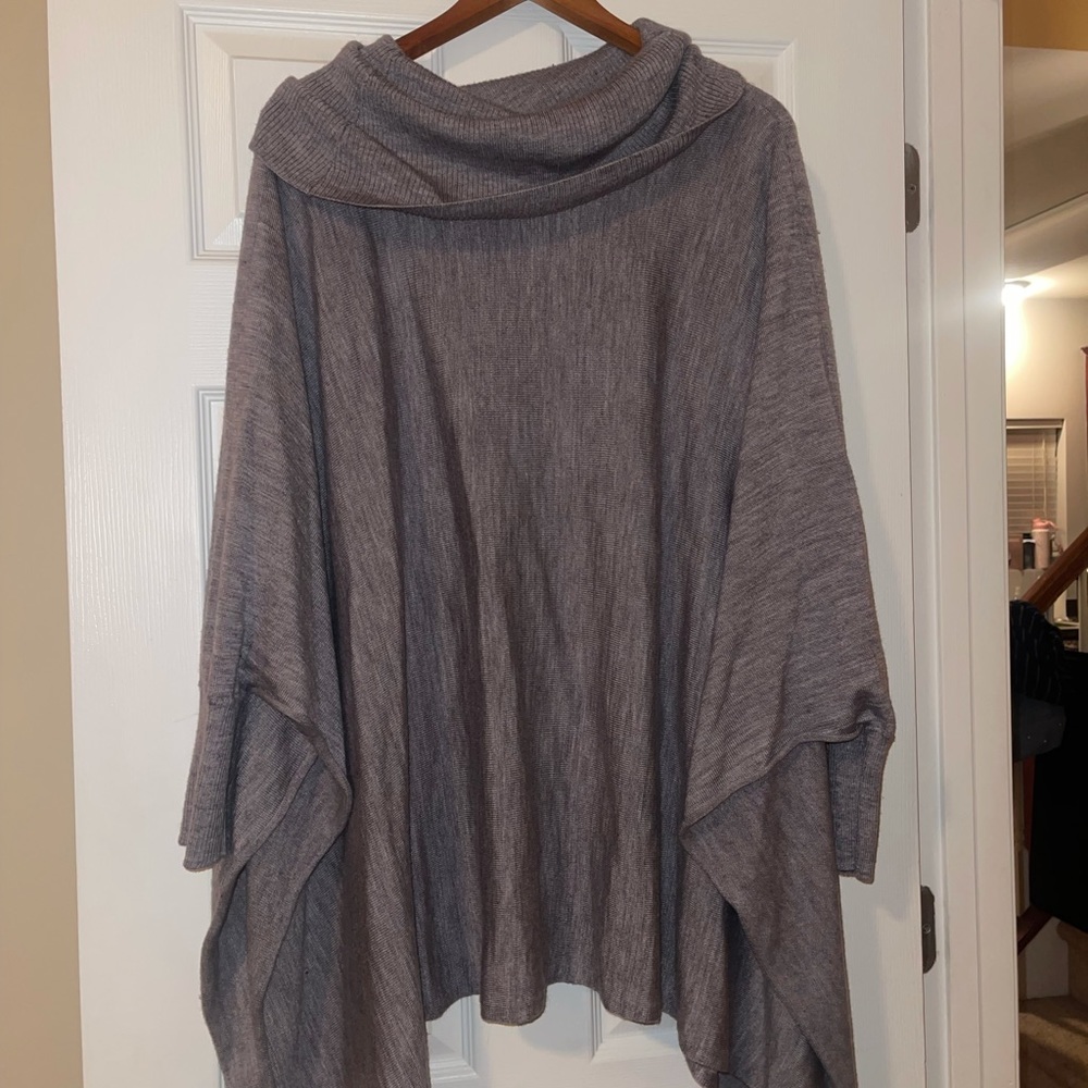 Grey turtle neck sweater